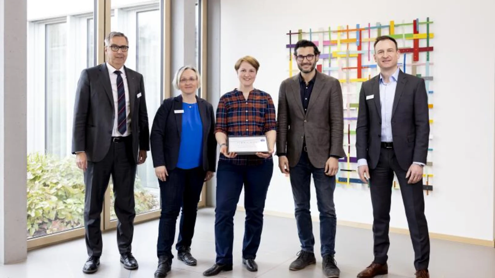 Preisträgerin Eliane Lüthi-Müller (Mitte)